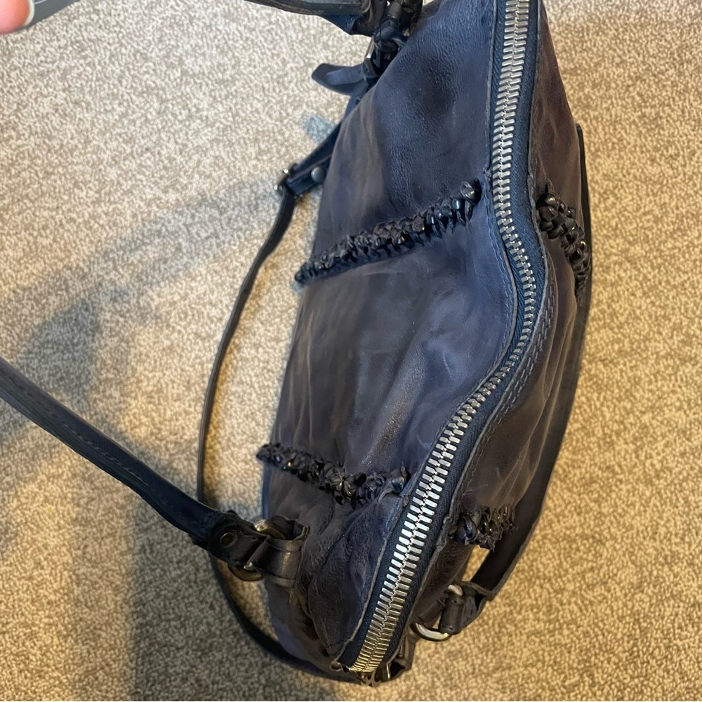 NWT A.S.98 Leather Shoulder Crossbody Bag - Picture 9 of 11